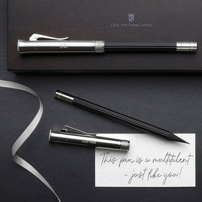 Perfekter Bleistift, platiniert, Schwarz
